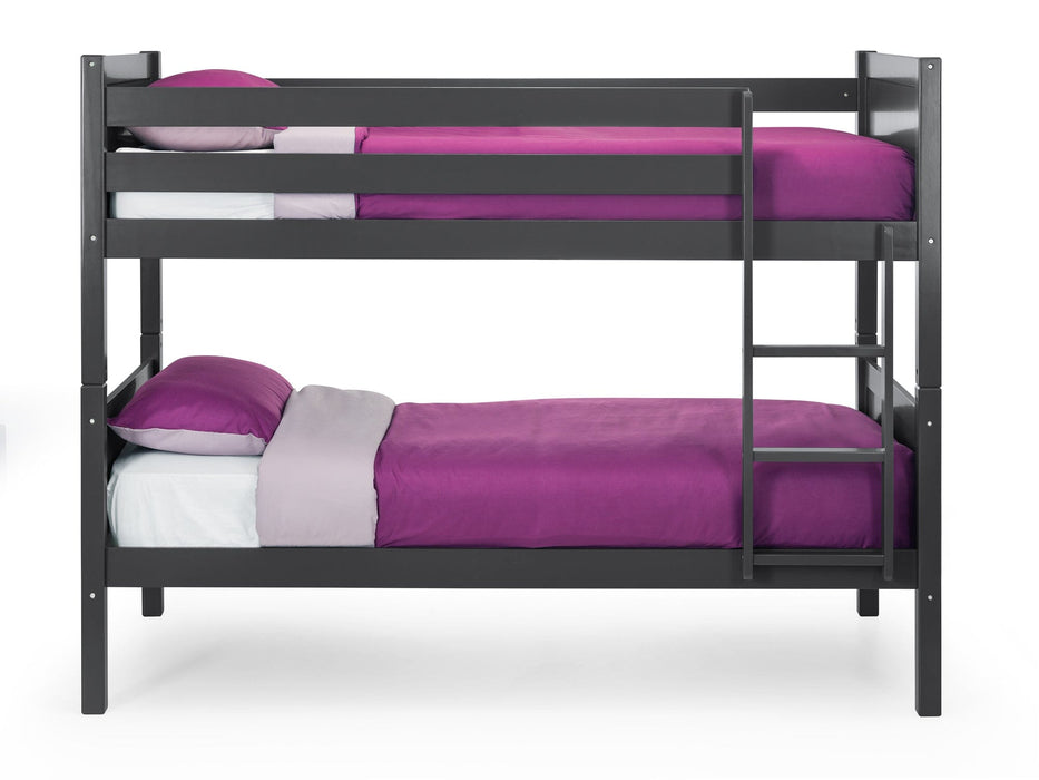 Bella Bunk Bed - Anthracite Bunk Beds Julian Bowen V2 