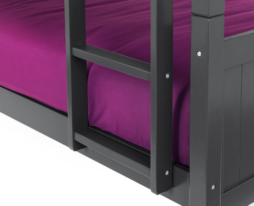 Bella Bunk Bed - Anthracite Bunk Beds Julian Bowen V2 