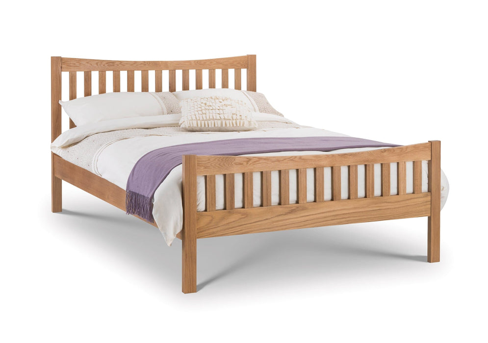 Bergamo Oak Bed Frame 150Cm Bed Frames Julian Bowen V2 