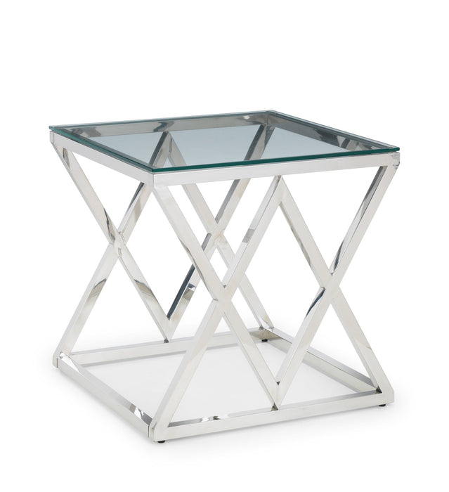 Biarritz X Frame Lamp Table Side Table Julian Bowen V2 