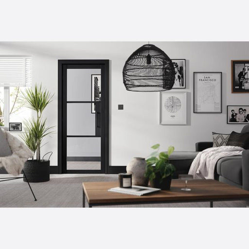 Black Tribeca 3L Internal Doors Home Centre Direct 