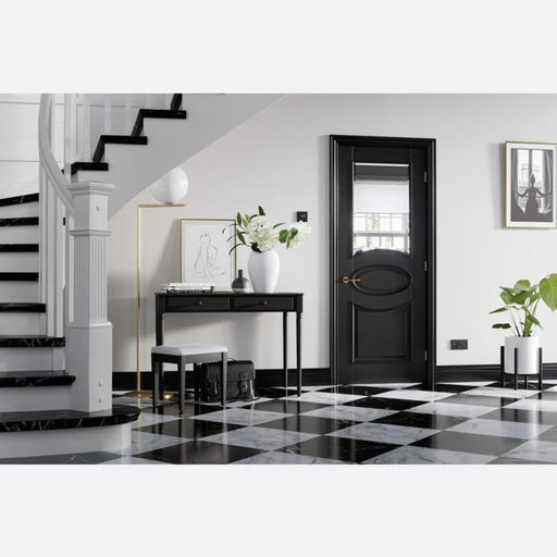 Black Versailles Glazed Internal Doors Home Centre Direct 