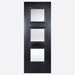 Black Amsterdam Glazed 3L Internal Doors Home Centre Direct 