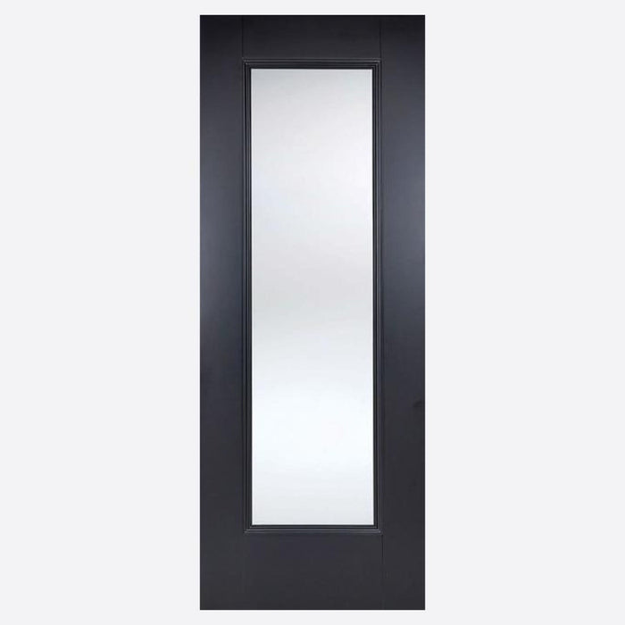 Black Eindhoven Glazed 1L Internal Doors Home Centre Direct 