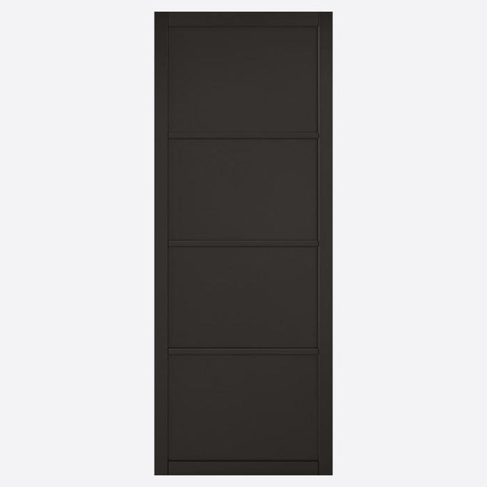 Black Soho 4 Panel Door Internal Doors Home Centre Direct 