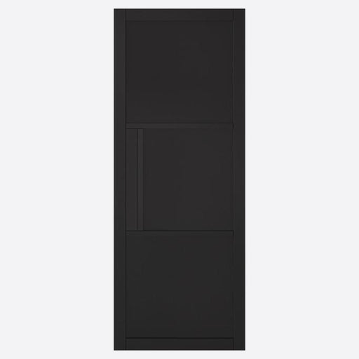 Black Tribeca 3 Panel Door Internal Doors Home Centre Direct 