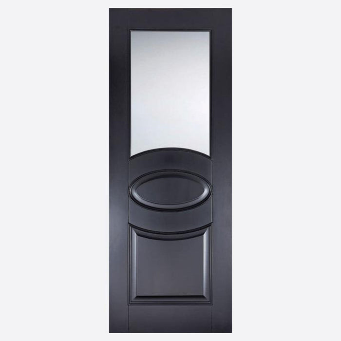 Black Versailles Glazed Internal Doors Home Centre Direct 