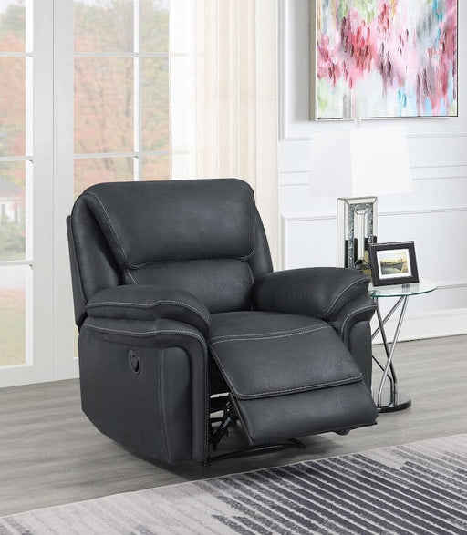 Blaine Steel Blue Reclining Arm Chair Arm Chairs, Recliners & Sleeper Chairs supplier 175 