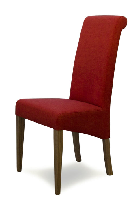 Italia Chilli Fabric Chair Dining Chair GBH 