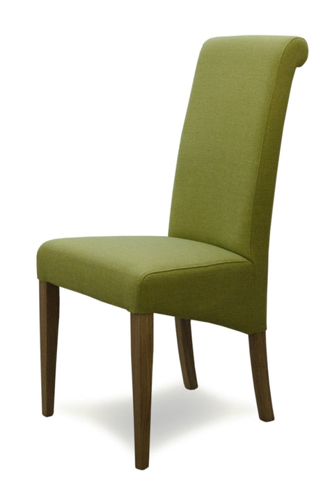 Italia Lime Fabric Chair Dining Chair GBH 