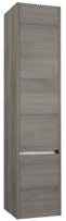 City 2 Door Tall Boy Unit Wall Hung Grey Ash Supplier 141 