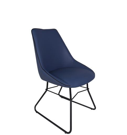 Pair of Cooper Chairs - Blue Dining Chair FP 