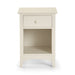 Cameo 1 Drawer Bedside - Stone White Bedside Tables Julian Bowen V2 