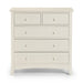 Cameo 3+2 Drawer Chest - Stone White Chest of Drawers Julian Bowen V2 