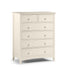 Cameo 4+2 Drawer Chest - Stone White Chest of Drawers Julian Bowen V2 