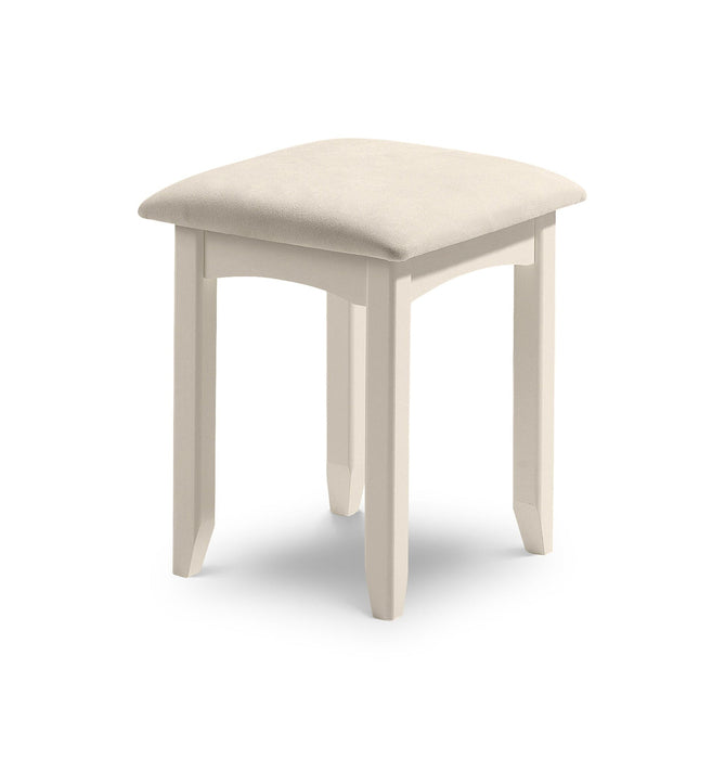 Cameo Dressing Stool - Stone White Dressing Stool Julian Bowen V2 