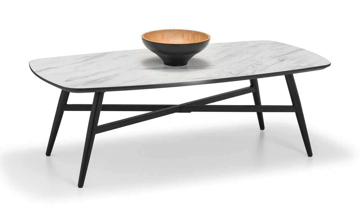 Caruso Marble Effect Coffee Table Coffee Table Julian Bowen V2 