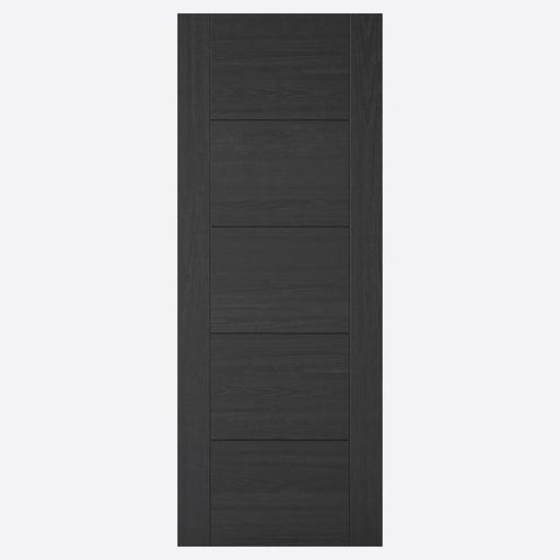 Charcoal Black Vancouver 5 Panel Door Internal Doors Home Centre Direct 