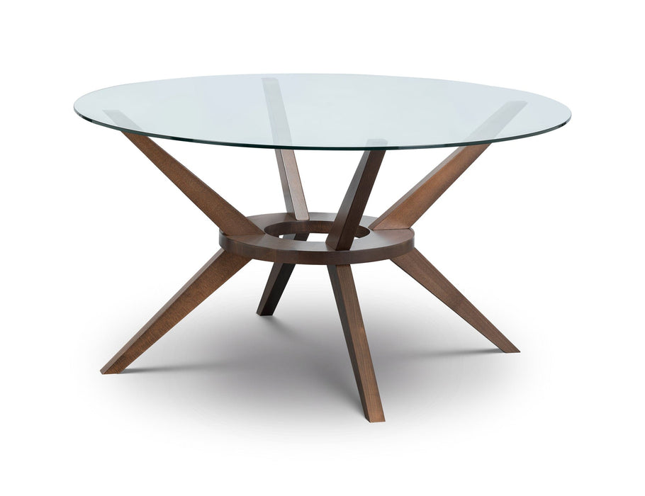 Chelsea Large 140Cm Round Glass Table Dining Tables Julian Bowen V2 