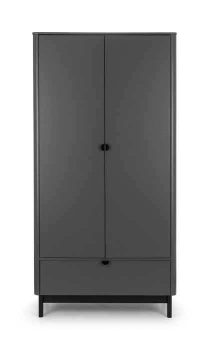 Chloe 2 Door 1 Drawer Wardrobe Wardrobe Julian Bowen V2 