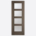 Chocolate Grey Vancouver Glazed 4L Internal Doors Home Centre Direct 