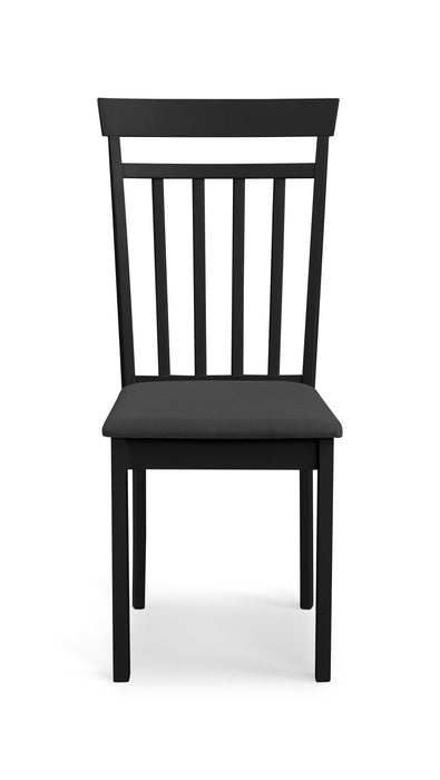 Coast Black Dining Chair Dining Chairs Julian Bowen V2 