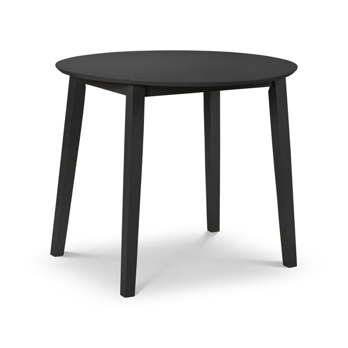 Coast Black Dropleaf Table Dining Tables Julian Bowen V2 