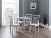 Coast Grey Dining Chair Dining Chairs Julian Bowen V2 