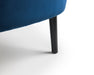 Coco Velvet Accent Chair - Blue Fabric Chairs Julian Bowen V2 