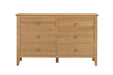 Cotswold 6 Drawer Wide Chest Chest of Drawers Julian Bowen V2 