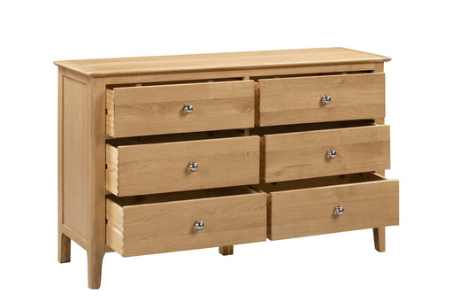 Cotswold 6 Drawer Wide Chest Chest of Drawers Julian Bowen V2 