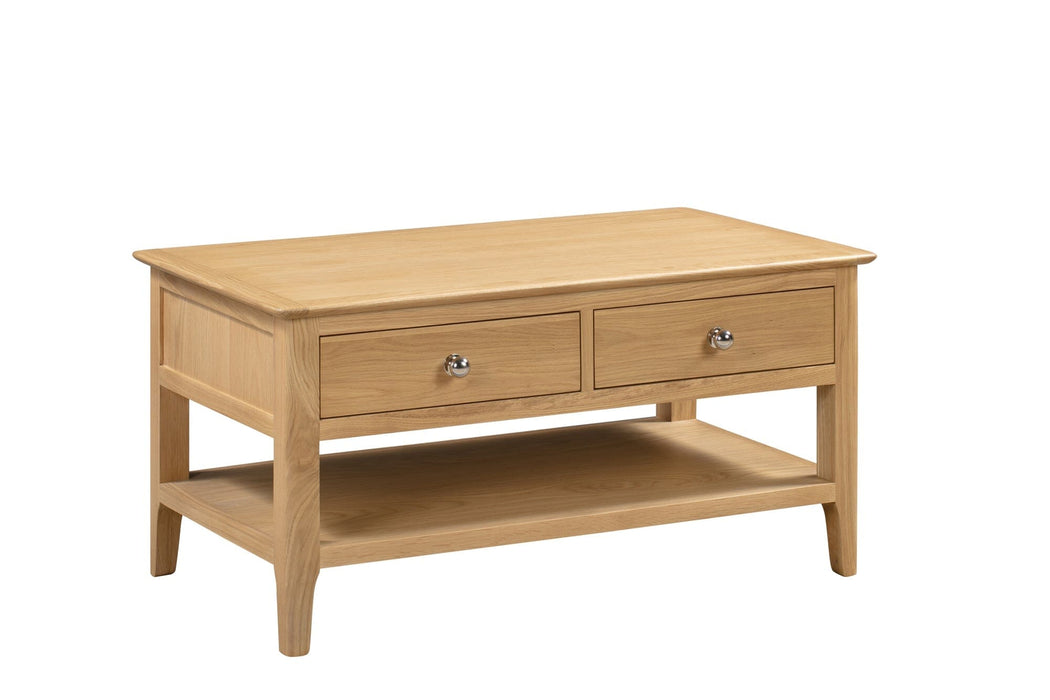 Cotswold Coffee Table With 2 Drawers Coffee Table Julian Bowen V2 