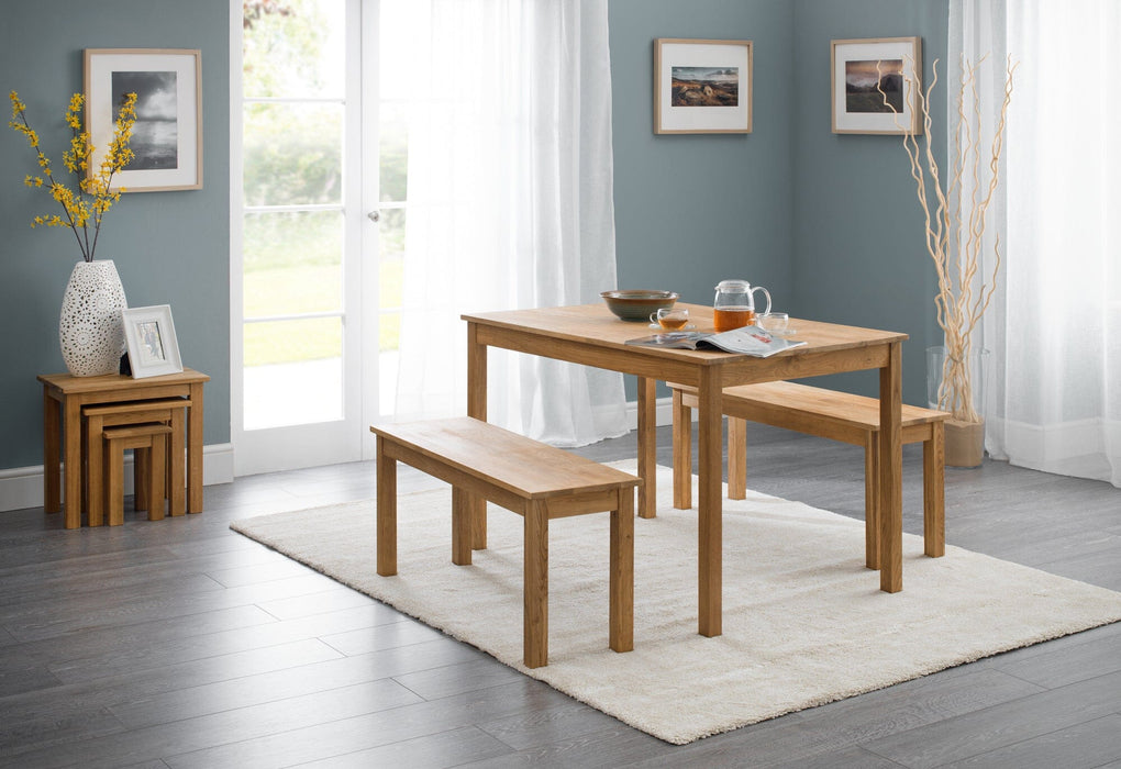 Coxmoor Oak Rectangular Dining Table Dining Tables Julian Bowen V2 