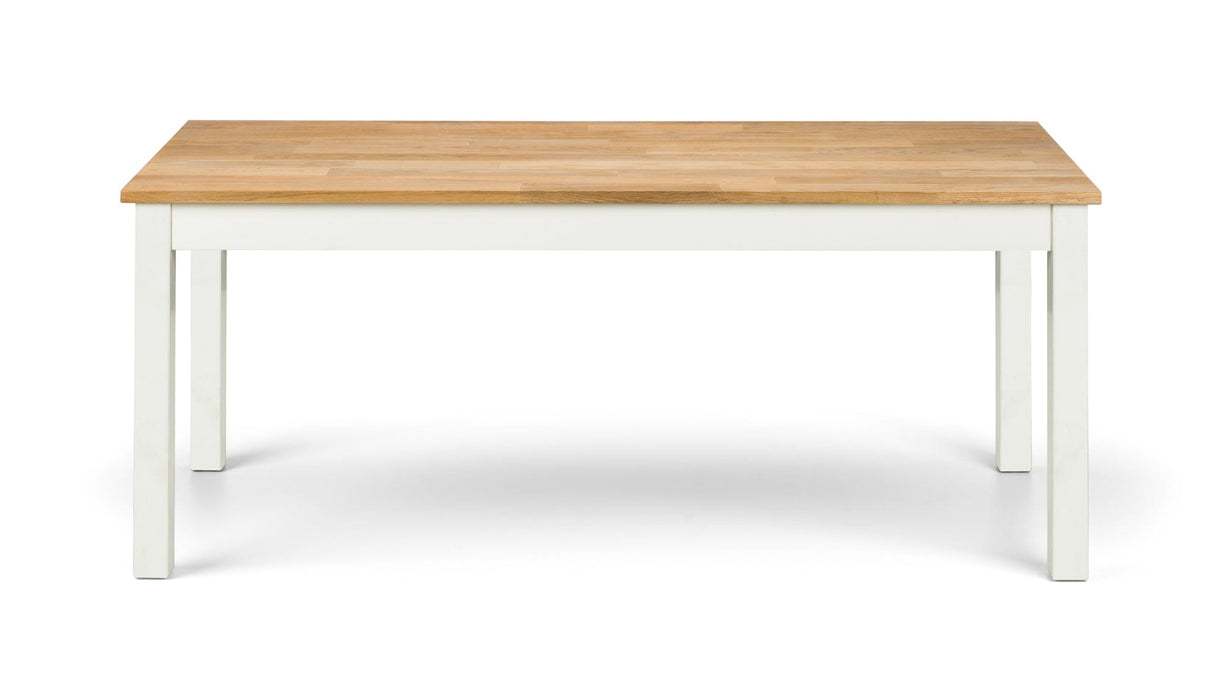 Coxmoor Coffee Table - White & Oak Coffee Table Julian Bowen V2 