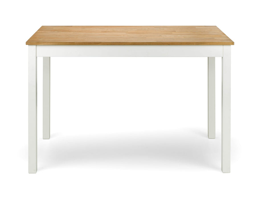 Coxmoor Rectangular Dining Table - White & Oak Dining Tables Julian Bowen V2 