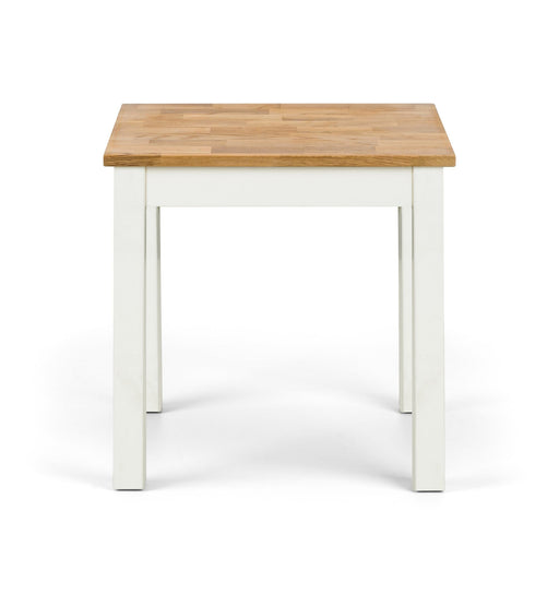 Coxmoor Lamp Table - White & Oak Side Table Julian Bowen V2 