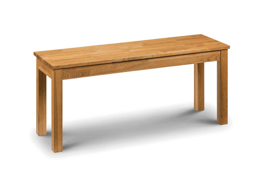 Coxmoor Bench - White & Oak Dining Bench Julian Bowen V2 