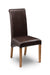 Cuba Dining Chair Brown/Oak Leg (2 Per Box) Dining Chairs Julian Bowen V2 