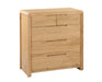 Curve 3+2 Drawer Chest Chest of Drawers Julian Bowen V2 