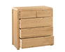 Curve 3+2 Drawer Chest Chest of Drawers Julian Bowen V2 