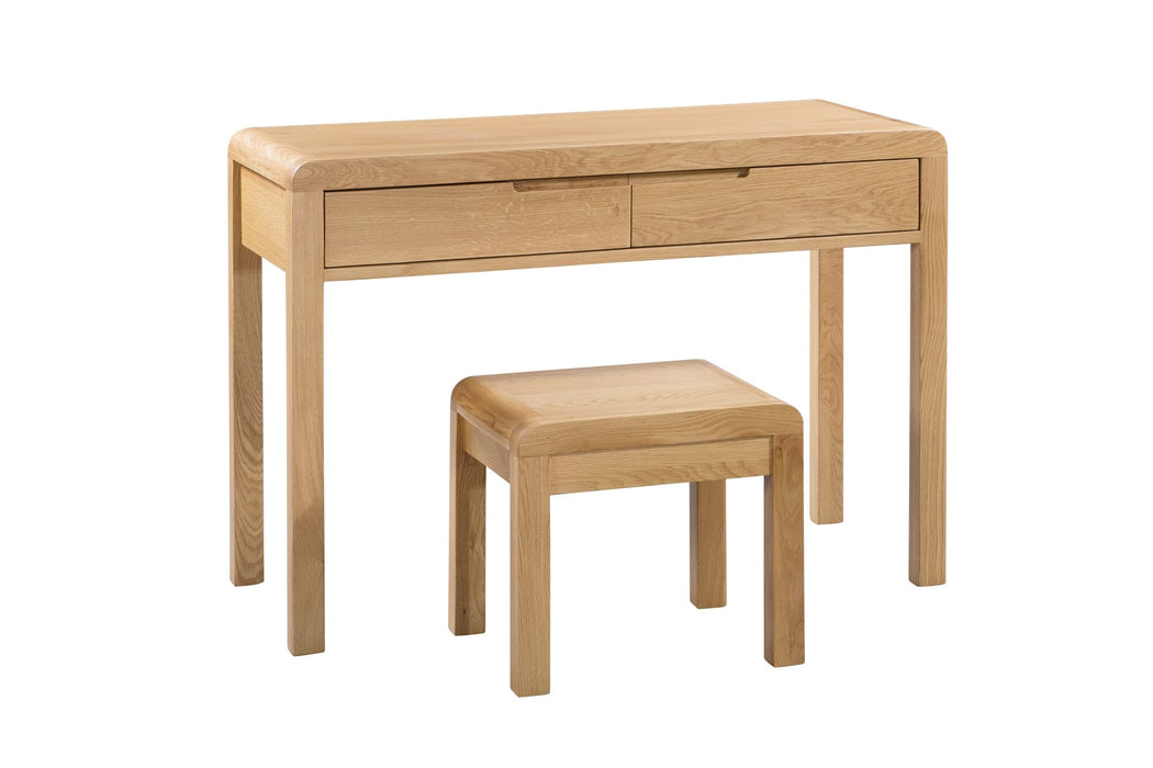 Curve 2 Drawer Dressing Table & Stool Dressing Table Julian Bowen V2 