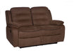 Dakota 2 Seater Recliner Sofas FP Brown 