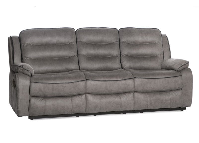 Dakota 3 Seater Recliner Sofa FP Gray 