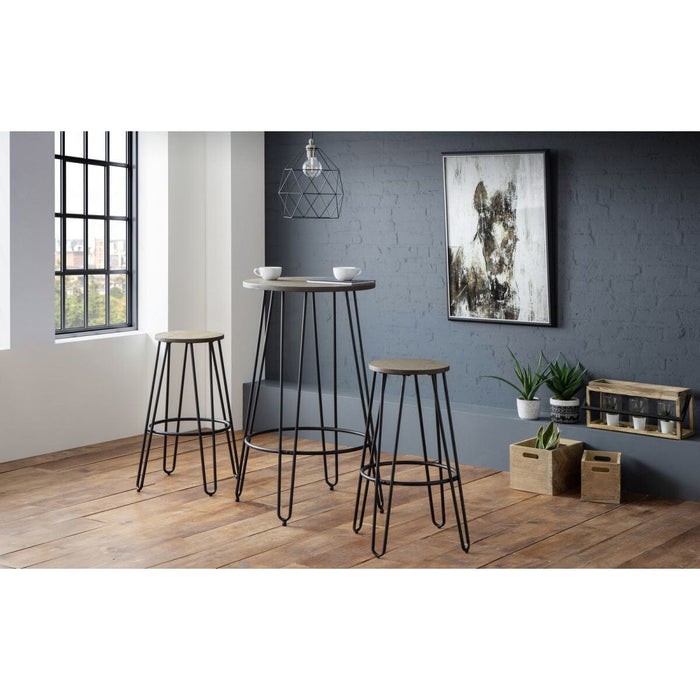 Dalston Round Bar Table (2 Per Box) Bar Table Julian Bowen V2 