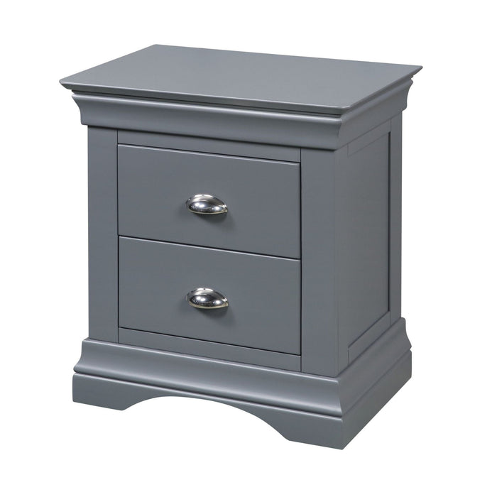 Daniella 2 Drawer Bedside Locker Bedside Table Gannon 