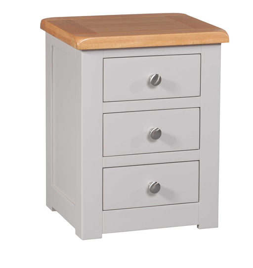 Diamond 3 Drw Bedside Bedside Table GBH 