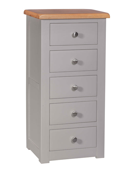 Diamond 5 Drw Tallboy Chest of Drawers GBH 