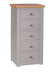 Diamond 5 Drw Tallboy Chest of Drawers GBH 