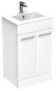 Duet 500mm 2 Door Floor Standing Unit White Supplier 141 