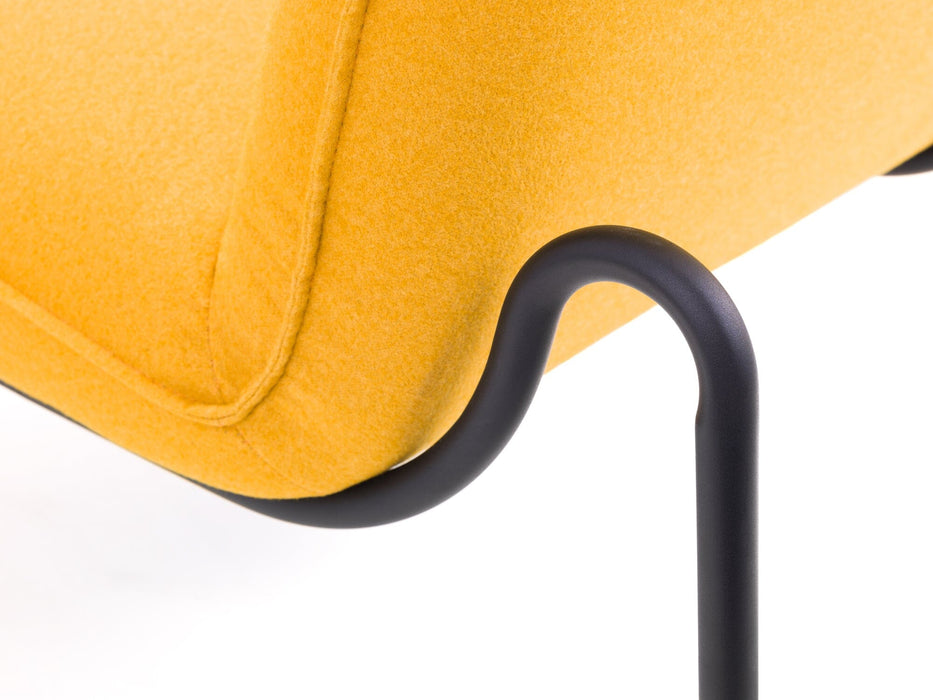 Dali Chair - Mustard Fabric Chairs Julian Bowen V2 